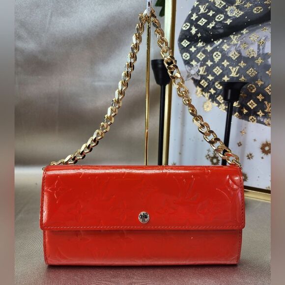 Authentic Louis Vuitton Vernis Sarah Long Wallet W/ Box And Dust Bag - Picture 3 of 17